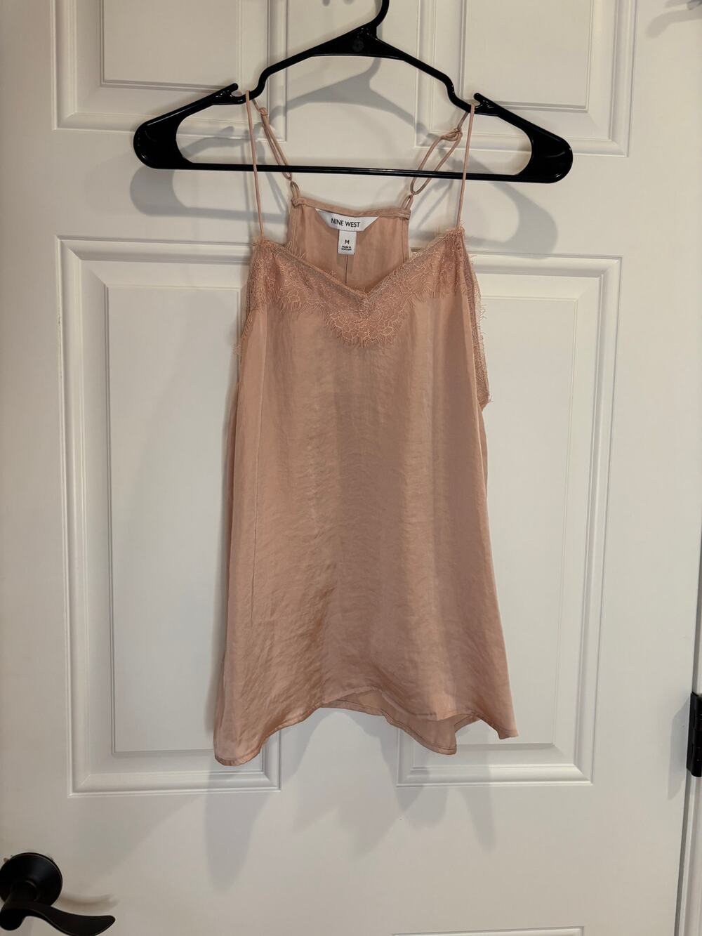 Nine West Pink Satin Camisole – Medium – NWT